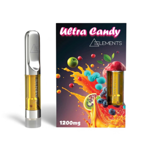 ELEMENTS ULTRA CANDY 1200MG CARTRIDGE - LEMON LIME SATIVA | SALE: 4 FOR $120