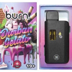 BURN DURBAN GELATO 3 GRAM DISPOSABLE – SATIVA | SALE: 3 FOR $150