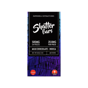 COOKIES AND GREEN SHATTER BAR – INDICA 500MG