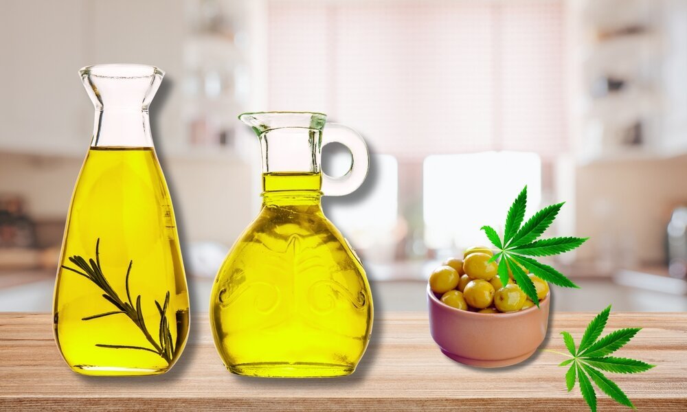 Culinary Cannabis. Cannabis infused Olive Oil.