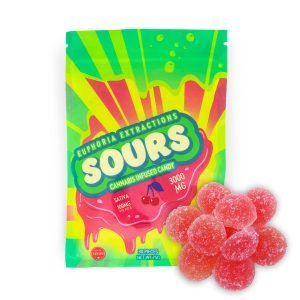 SOUR CHERRY SHATTER CHEWS – 3000MG SATIVA