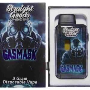 STRAIGHT GOODS  GAS MASK 3 GRAM DISPOSABLE – INDICA | SALE: BUY 3 GET 1 FREE