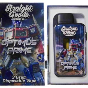 STRAIGHT GOODS OPTIMUS PRIME 3 GRAM DISPOSABLE – SATIVA | SALE: BUY 3 GET 1 FREE