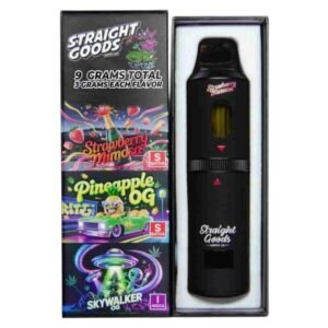 STRAIGHT GOODS 9 GRAM DUAL CHAMBER DISPOSABLE