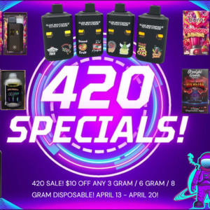420 SALE - APRIL 13-20 *MUST ADD THIS COUPON TO CART*