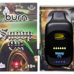 BURN SNOOP OG 3 GRAM DISPOSABLE – INDICA | SALE: 3 FOR $150